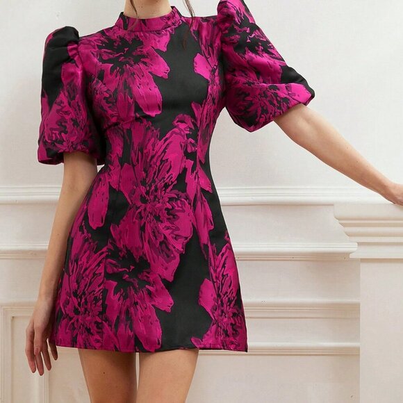 Dresses & Skirts - Hot Pink Boho Elegant Women's High-End Mini Dress